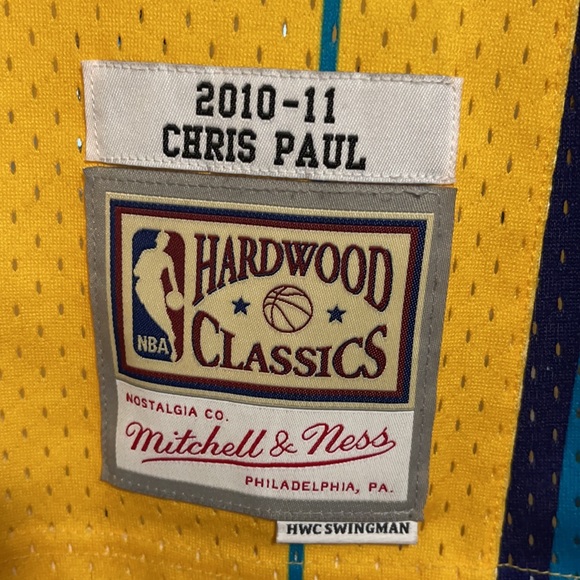 Vintage Chris Paul NOLA Mitchell & Ness Hardwood Classics jersey size small. - Picture 3 of 8